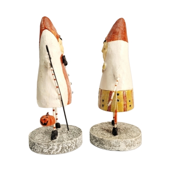 Halloween/Fall Kids in Candy Corn Costumes Resin Tabletop Decorations  10" - Picture 2 of 6